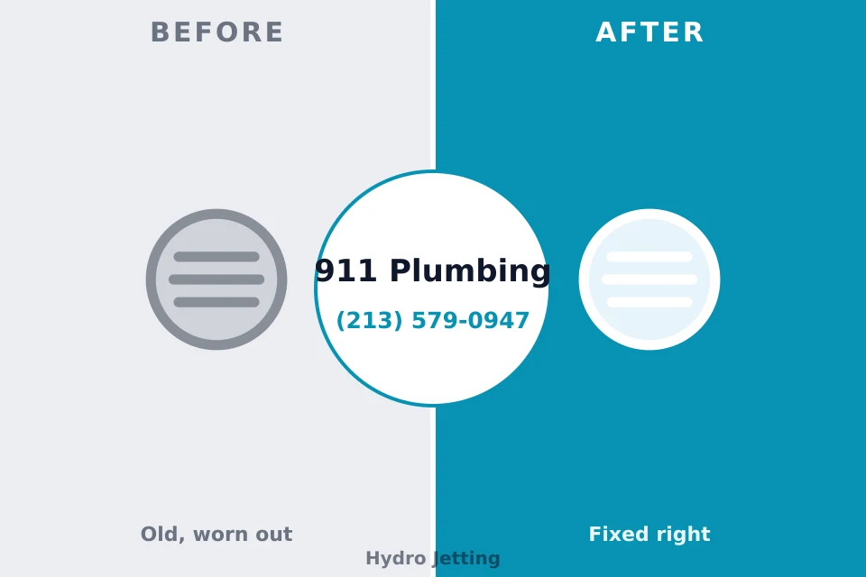 Before and after: plumbing company Watergate, FL